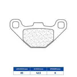 SET PASTIGLIE FRENO CL BRAKES 3012SC