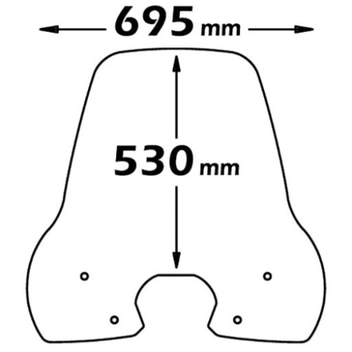 PARABREZZA CLASSIC PEUGEOT TWEET 50-125-150 DAL 2010/2013