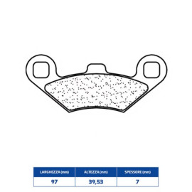 SET PASTIGLIE FRENO CL BRAKES 3100MSC