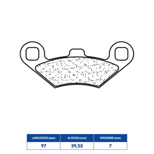 SET PASTIGLIE FRENO CL BRAKES 3105MSC