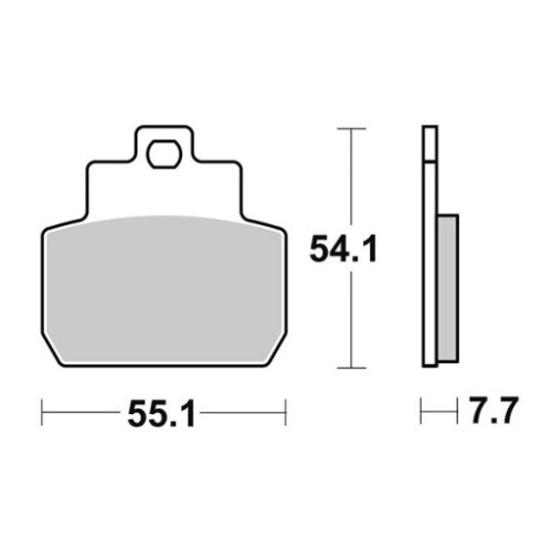 SET PASTIGLIE FRENO SBS 191HM