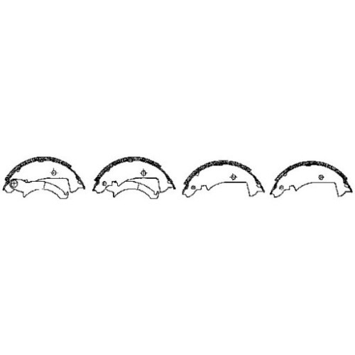 SET 6 CEPPI FRENO PIAGGIO APE CAR