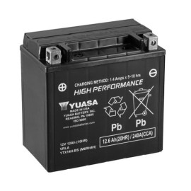 BATTERIA YUASA YTX14H 12V-12AH (SIGILLATA ATTIVATA - FACTORY SEALED)