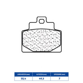 SET PASTIGLIE FRENO CL BRAKES 3109MSC