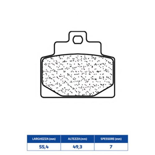 SET PASTIGLIE FRENO CL BRAKES 3109MSC