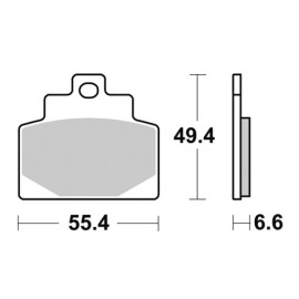 SET PASTIGLIE FRENO SBS 224MS
