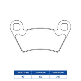 SET PASTIGLIE FRENO CL BRAKES 1230ATV1