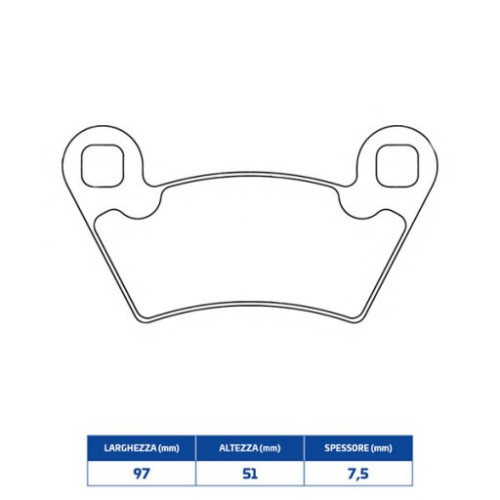 SET PASTIGLIE FRENO CL BRAKES 1230ATV1