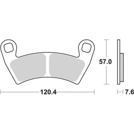 SET PASTIGLIE FRENO SBS 897PSI