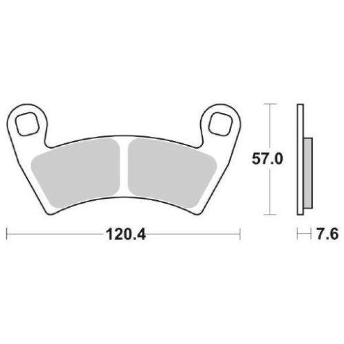 SET PASTIGLIE FRENO SBS 897SI