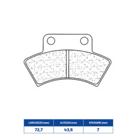SET PASTIGLIE FRENO CL BRAKES 2924ATV1