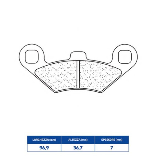 SET PASTIGLIE FRENO CL BRAKES 2927ATV1
