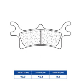 SET PASTIGLIE FRENO CL BRAKES 1165ATV1