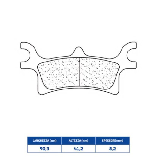 SET PASTIGLIE FRENO CL BRAKES 1165ATV1