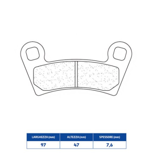 SET PASTIGLIE FRENO CL BRAKES 1220ATV1