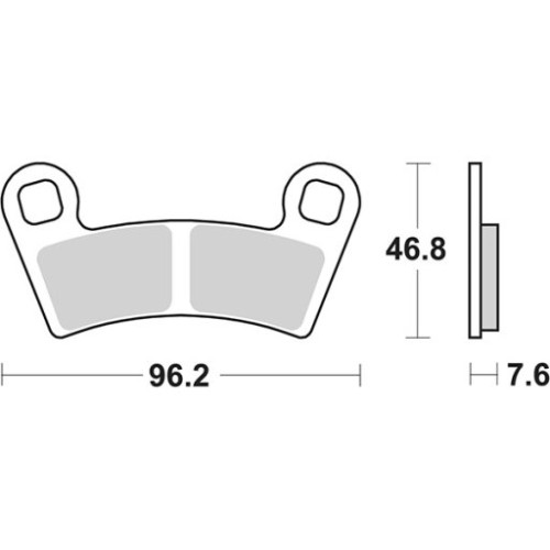 SET PASTIGLIE FRENO SBS 898PSI