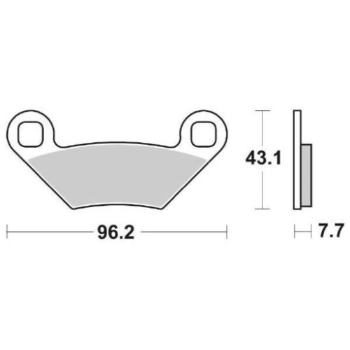 SET PASTIGLIE FRENO SBS 899RSI