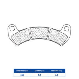 SET PASTIGLIE FRENO CL BRAKES 1247ATV1
