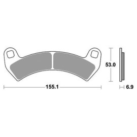 SET PASTIGLIE FRENO SBS 954SI