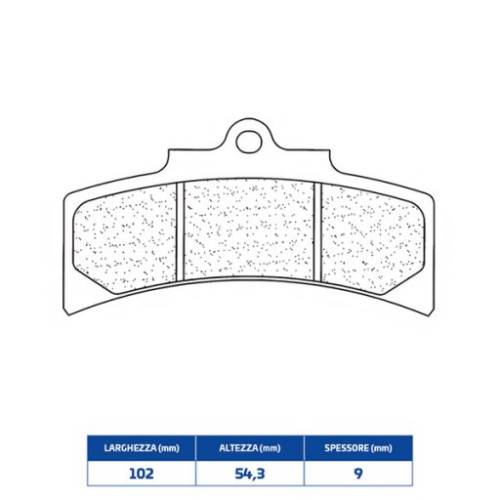 SET PASTIGLIE FRENO CL BRAKES 2584XBK5