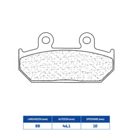 SET PASTIGLIE FRENO CL BRAKES 3066MSC