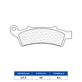 SET PASTIGLIE FRENO CL BRAKES 3056MSC