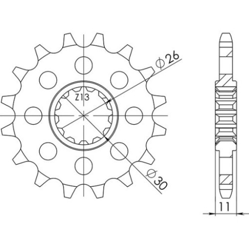 PIGNONE P525 - Z16 (DIS.21609)