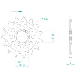 PIGNONE P520 - Z15 (DIS.187300)