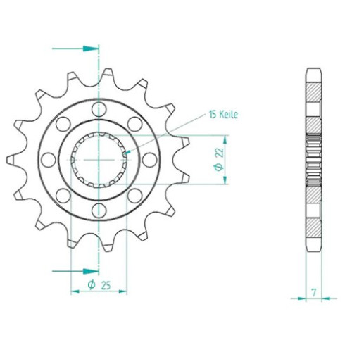 PIGNONE P525 - Z15 (DIS.187501)