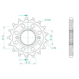 PIGNONE P530 - Z17 (DIS.187500)