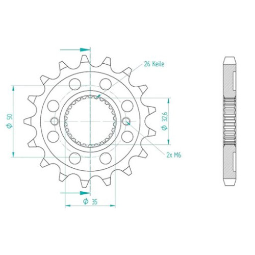 PIGNONE P530 - Z17 (DIS.187500)