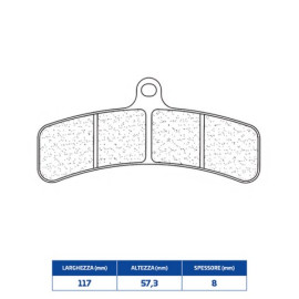 SET PASTIGLIE FRENO CL BRAKES 2919C60