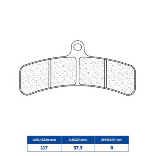 SET PASTIGLIE FRENO CL BRAKES 2919C60