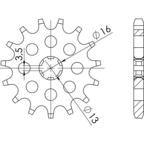 PIGNONE P428 - Z14 (DIS.22102)