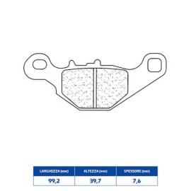 SET PASTIGLIE FRENO CL BRAKES 1152X59
