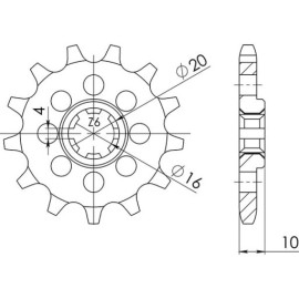PIGNONE P428 - Z15 (DIS.22205)