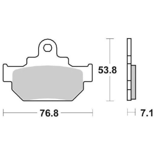 SET PASTIGLIE FRENO SBS 581HF