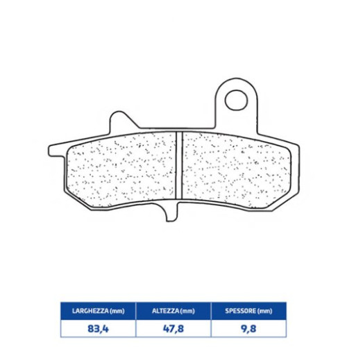 SET PASTIGLIE FRENO CL BRAKES 2388RX3