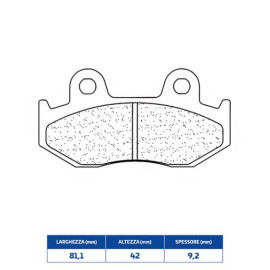 SET PASTIGLIE FRENO CL BRAKES 1164ATV1
