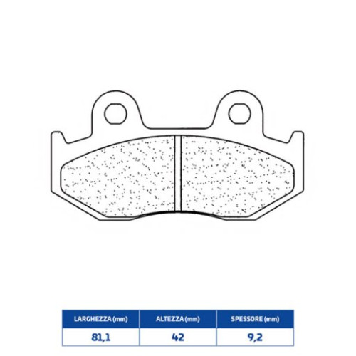 SET PASTIGLIE FRENO CL BRAKES 1164ATV1