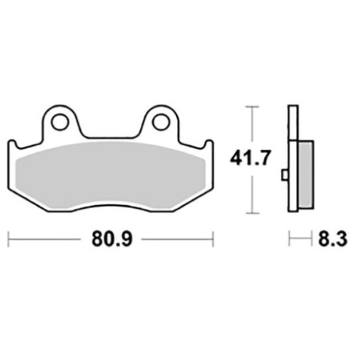 SET PASTIGLIE FRENO SBS 174HM