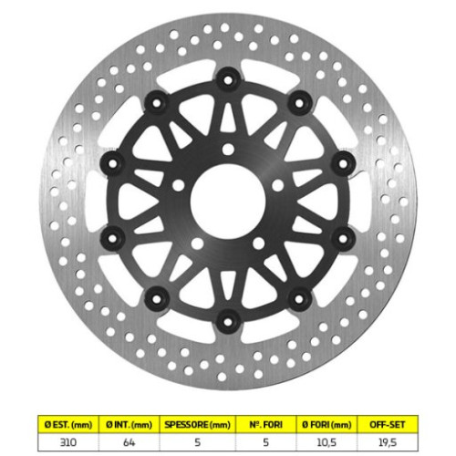 DISCO FRENO SBS 5032