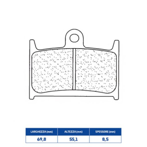SET PASTIGLIE FRENO CL BRAKES 2246XBK5