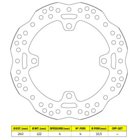 DISCO FRENO SBS 6018