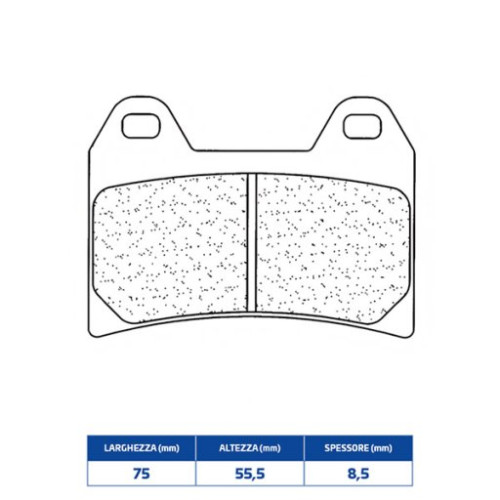SET PASTIGLIE FRENO CL BRAKES 2539XBK5