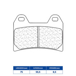 SET PASTIGLIE FRENO CL BRAKES 2539S4