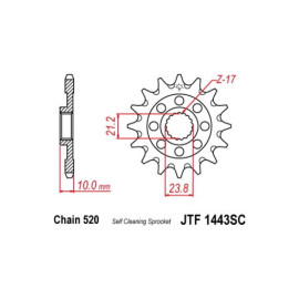 PIGNONE P520 - Z14 (DIS.00503)