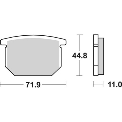 SET PASTIGLIE FRENO SBS 534DCC