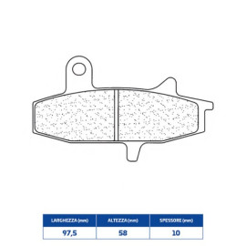 CL Brakes PASTIGLIA FRENO ANTERIORE SX
