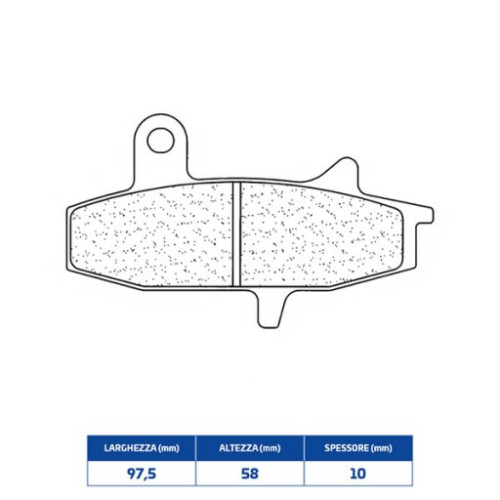 CL Brakes PASTIGLIA FRENO ANTERIORE SX